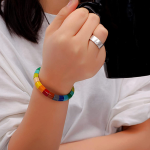 Louise enameled bracelet