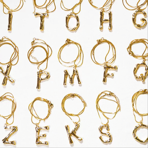 Bamboo Initials Gold