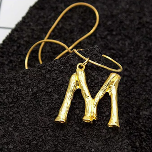 Bamboo Initials Gold
