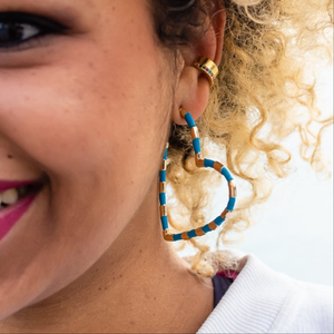 Sweetheart blue hoops