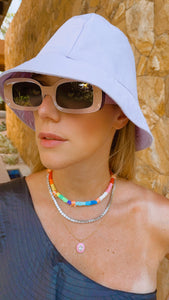 Red nails necklace