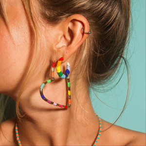 sweetheart multicolor hoops