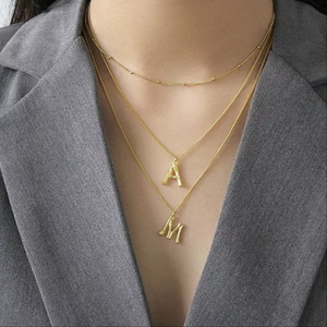 Bamboo Initials Gold